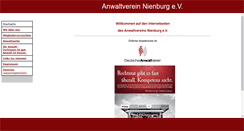 Desktop Screenshot of anwaltverein-nienburg.de